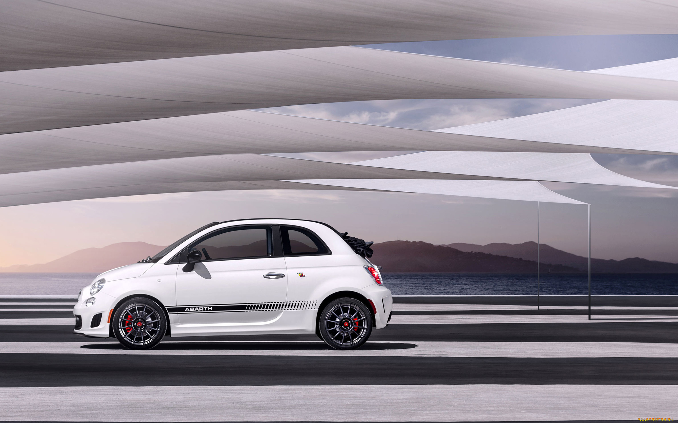 Fiat 500 Abarth 2021 обои на рабочий